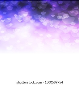 Light Purple vector background with circles. Abstract illustration with colorful spots in nature style. Pattern for wallpapers, curtains.