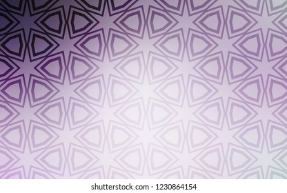 Light Purple vector background with colored stars. Blurred decorative design in simple style with stars. Best design for your ad, poster, banner.