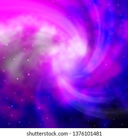 Light Purple vector background with colorful stars. Decorative illustration with stars on abstract template. Best design for your ad, poster, banner.
