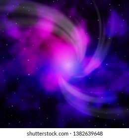 Light Purple vector background with colorful stars. Modern geometric abstract illustration with stars. Best design for your ad, poster, banner.