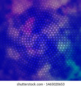 Light Purple vector background with colorful stars. Shining colorful illustration with small and big stars. Pattern for wrapping gifts.