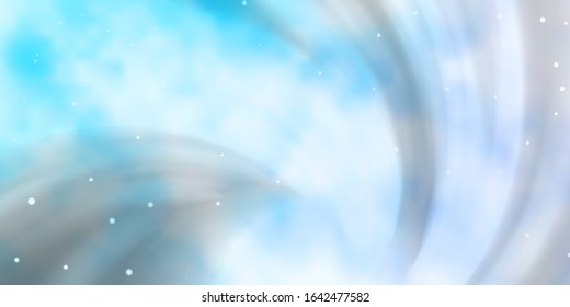 Light Purple vector background with colorful stars. Blur decorative design in simple style with stars. Best design for your ad, poster, banner.