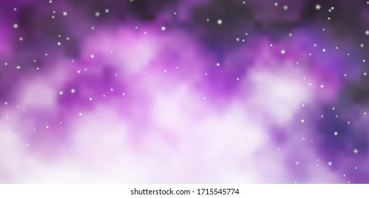 Fondo vector claro con estrellas coloridas. Diseño decorativo deslucido y de estilo sencillo con estrellas. Diseño para su promoción empresarial.
