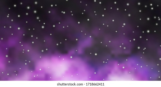Fondo vector claro con estrellas coloridas. Diseño decorativo deslucido y de estilo sencillo con estrellas. Diseño para su promoción empresarial.