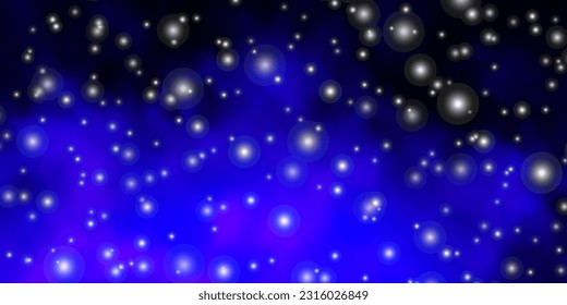Light Purple vector background with colorful stars. Shining colorful illustration with small and big stars. Design for your business promotion.