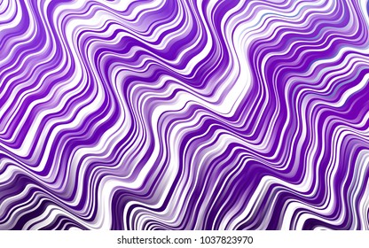 Light Purple vector background with curved circles. Brand-new colored illustration in marble style with gradient. The elegant pattern for brand book.