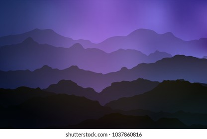 Light Purple vector background with curved circles. Shining illustration, which consist of blurred lines, circles. Textured wave pattern for backgrounds.