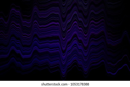 Light Purple vector background with curved circles. Shining illustration, which consist of blurred lines, circles. The best blurred design for your business.