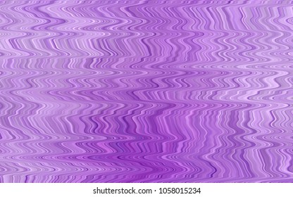 Light Purple vector background with curved circles. Creative geometric illustration in marble style with gradient. Brand-new design for your ads, poster, banner.