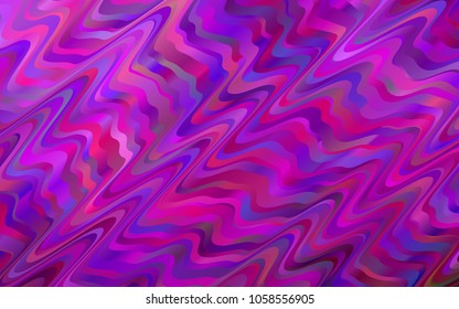 Light Purple vector background with curved circles. An elegant bright illustration with gradient. The elegant pattern for brand book.