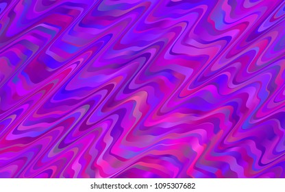 Light Purple vector background with curved circles. A completely new color illustration in marble style. The template for cell phone backgrounds.