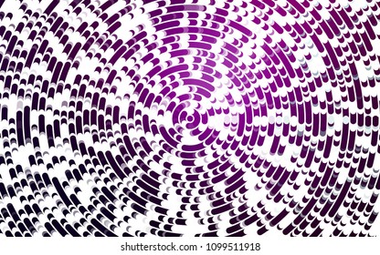Light Purple vector background with curved circles. An elegant bright illustration with gradient. The elegant pattern for brand book.