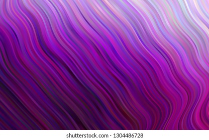 Light Purple vector background with curved circles. Colorful illustration in abstract marble style with gradient. The elegant pattern for brand book.