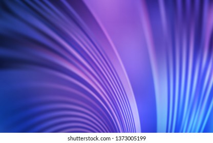 Light Purple vector background with curved lines. A circumflex abstract illustration with gradient. Abstract style for your business design.