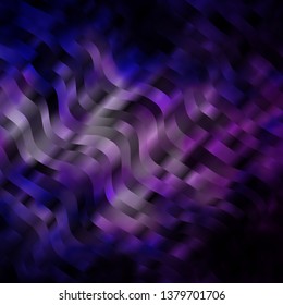 Light Purple vector background with curved lines. Colorful illustration, which consists of curves. Pattern for websites, landing pages.