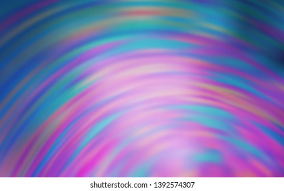 Light Purple vector background with curved lines. Shining colorful illustration in simple style. A new texture for your  ad, booklets, leaflets.