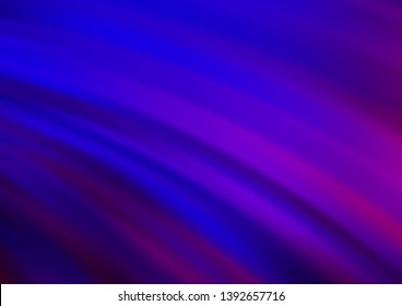 Light Purple vector background with curved circles. Glitter abstract illustration with wry lines. A new texture for your  ad, booklets, leaflets.