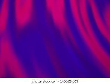 Light Purple vector background with curved circles. A completely new color illustration in marble style. Brand new design for your ads, poster, banner.