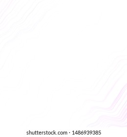Light Purple vector background with curved lines. Illustration in abstract style with gradient curved.  Design for your business promotion.