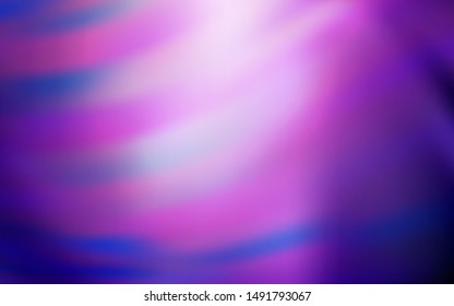 Light Purple vector background with curved lines. Colorful abstract illustration with gradient lines. New composition for your brand book.