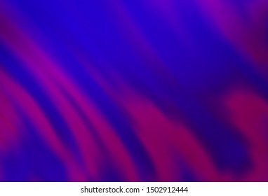 Light Purple vector background with curved circles. Creative geometric illustration in marble style with gradient. Pattern for your business design.