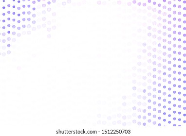 Light Purple vector background with curved lines. A completely new colorful illustration in simple style. Abstract design for your web site.