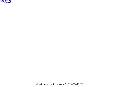 Light Purple vector background with curved lines. Modern gradient abstract illustration with bandy lines. Abstract design for your web site.