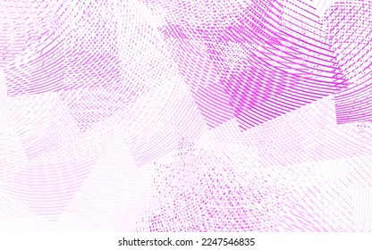 Light Purple vector background with curved lines. Shining colorful illustration in simple curve style. Abstract design for your web site.