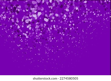 Light Purple vector background with curved circles. Creative geometric illustration in marble style with gradient. Brand new design for your ads, poster, banner.