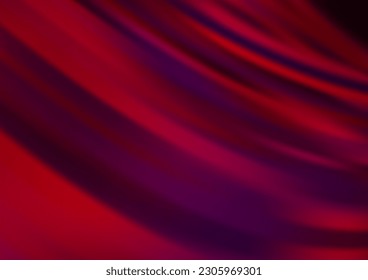 Fondo vectorial púrpura claro con círculos curvos. Ilustración abstracta brillante con líneas irónicas. Una plantilla completamente nueva para el diseño de su negocio.