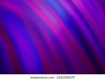 Light Purple vector background with curved circles. Colorful abstract illustration with gradient lines. Pattern for your business design.