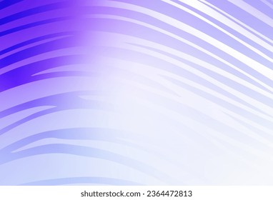 Fondo vectorial púrpura claro con líneas curvas. Ilustración inteligente en estilo abstracto con líneas de degradado.  Nueva composición para tu libro de marcas.