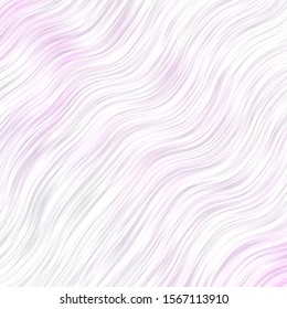Light Purple vector background with curves. Colorful illustration with curved lines. Design for your business promotion.