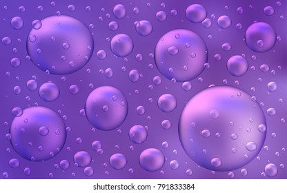 Light Purple vector background with dots. Illustration with set of shining colorful abstract circles. Beautiful design for your business natural advert.
