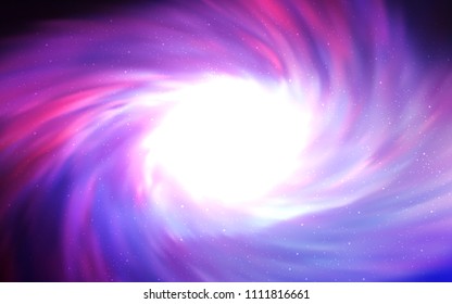 Light Purple vector background with galaxy stars. Blurred decorative design in simple style with galaxy stars. Pattern for astrology websites.