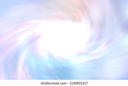 Light Purple vector background with galaxy stars. Space stars on blurred abstract background with gradient. Smart design for your business advert.