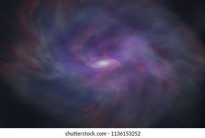 Light Purple vector background with galaxy stars. Space stars on blurred abstract background with gradient. Template for cosmic backgrounds.