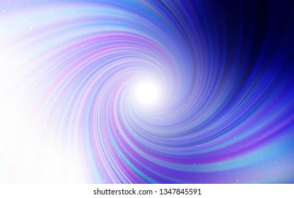 Light Purple vector background with galaxy stars. Shining illustration with sky stars on abstract template. Best design for your ad, poster, banner.