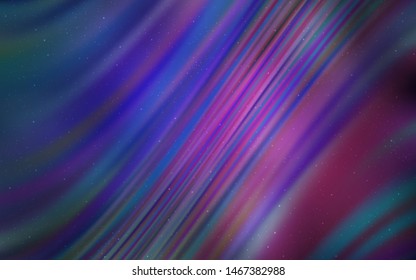 Light Purple vector background with galaxy stars. Shining illustration with sky stars on abstract template. Template for cosmic backgrounds.