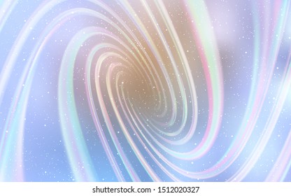 Light Purple vector background with galaxy stars. Shining illustration with sky stars on abstract template. Pattern for astrology websites.