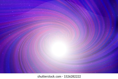 Light Purple vector background with galaxy stars. Blurred decorative design in simple style with galaxy stars. Template for cosmic backgrounds.
