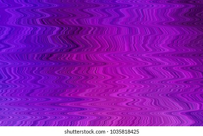 Light Purple vector background with lamp shapes. Glitter abstract illustration with wry lines. The best blurred design for your business.