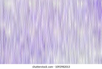 Light Purple vector background with lamp shapes. Colorful abstract illustration with gradient lines. Pattern for your business design.