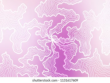 Light Purple vector background with lamp shapes. A sample with blurred bubble shapes. Marble design for your web site.