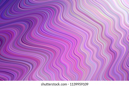 Light Purple vector background with lamp shapes. Blurred geometric sample with gradient bubbles.  Marble style for your business design.