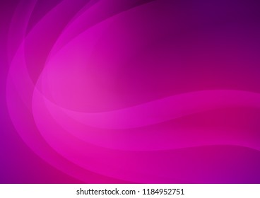 Light Purple vector background with lamp shapes. Modern gradient abstract illustration with bandy lines. A completely new template for your business design.