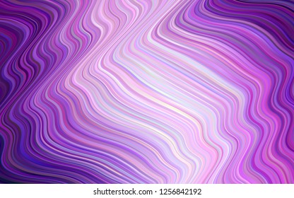 Light Purple vector background with lamp shapes. Brand-new colored illustration in memphis style with gradient. Memphis design for your web site.