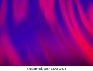 Light Purple vector background with lamp shapes. Glitter abstract illustration with wry lines. The elegant pattern for brand book.