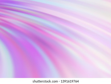 Light Purple vector background with lamp shapes. Shining illustration, which consist of blurred lines, circles. Textured wave pattern for backgrounds.