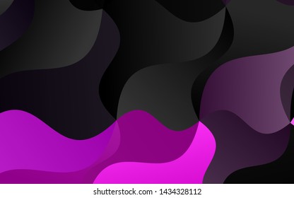 Light Purple vector background with lamp shapes. A vague circumflex abstract illustration with gradient. Pattern for your business design.